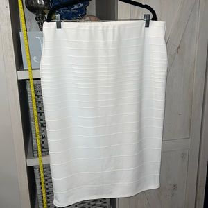 6. Striped Bandage Knit Skirt, 2x